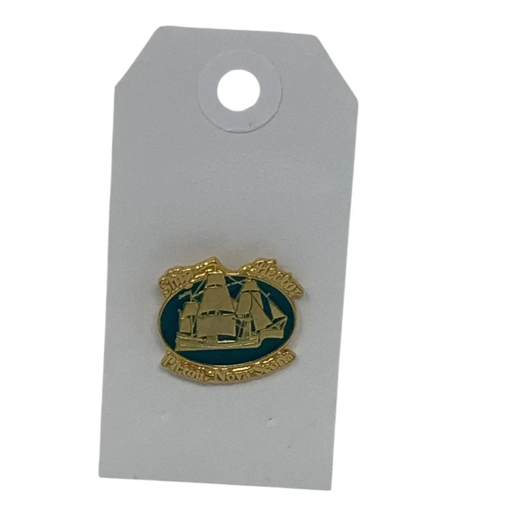 Ship Hector Pictou Nova Scotia Lapel Pin Nautical‎ Souvenir Travel